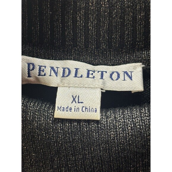 Pendleton Womens Turtleneck Sweater Merino Wool Long Sleeve Black Xl - Picture 10 of 11